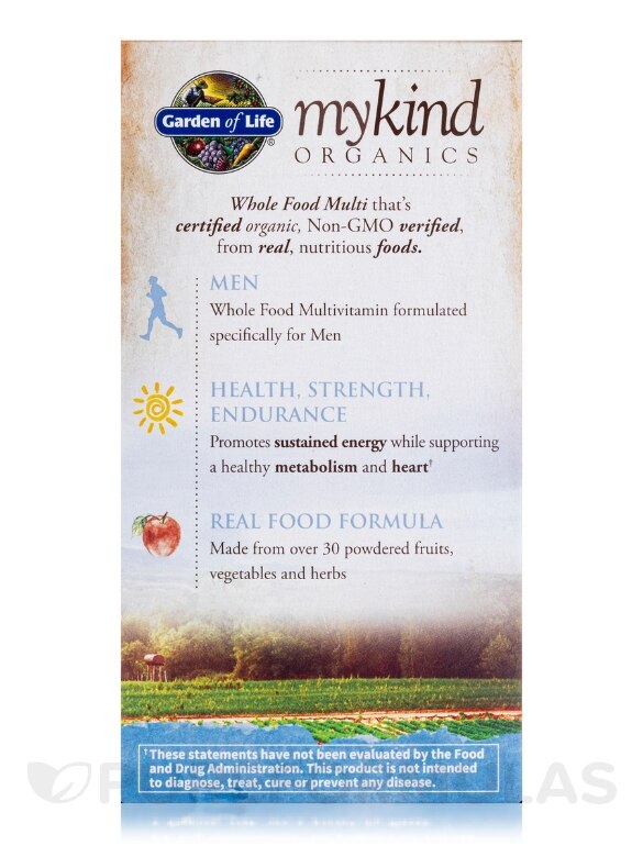 mykind Organics Men's Multi - 120 Vegan Tablets - Alternate View 6
