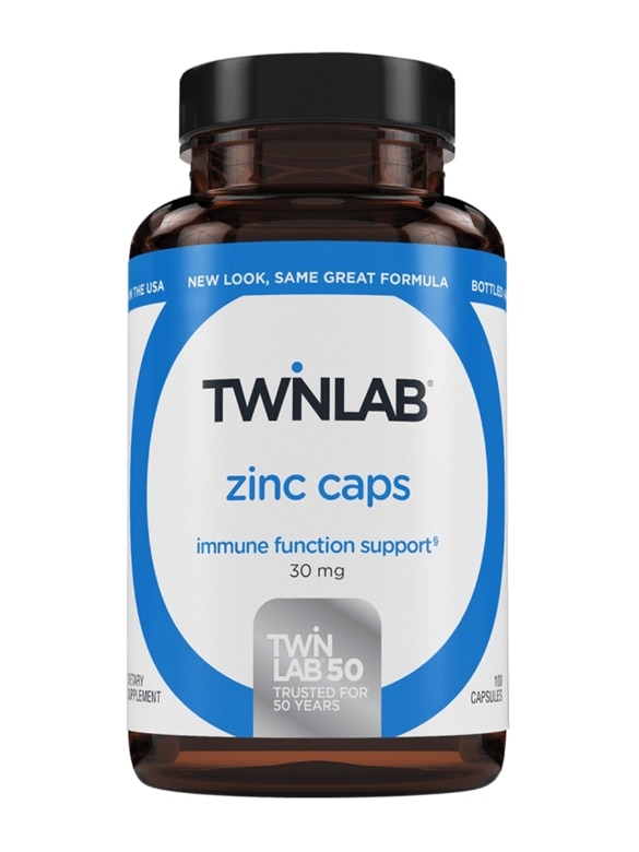 Zinc Caps 30 mg - 100 Capsules