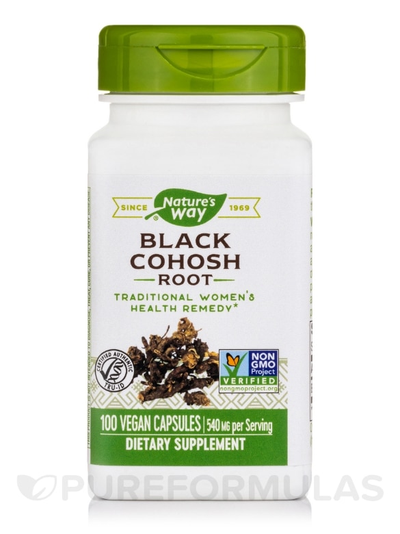 Black Cohosh Root - 100 Vegan Capsules