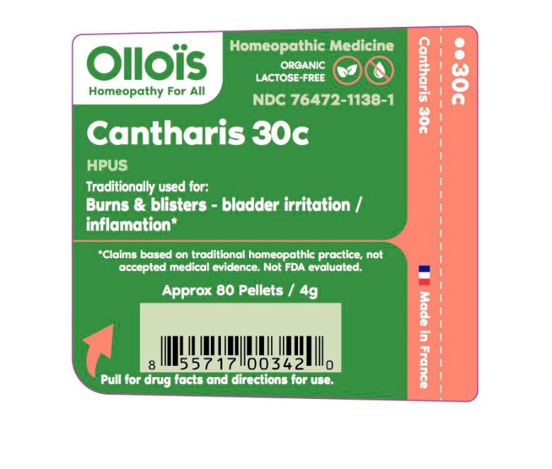  Lactose-Free Cantharis 30c - 80 Pellets
