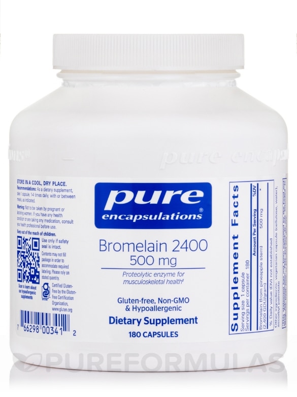 Bromelain 2400 500 mg - 180 Capsules