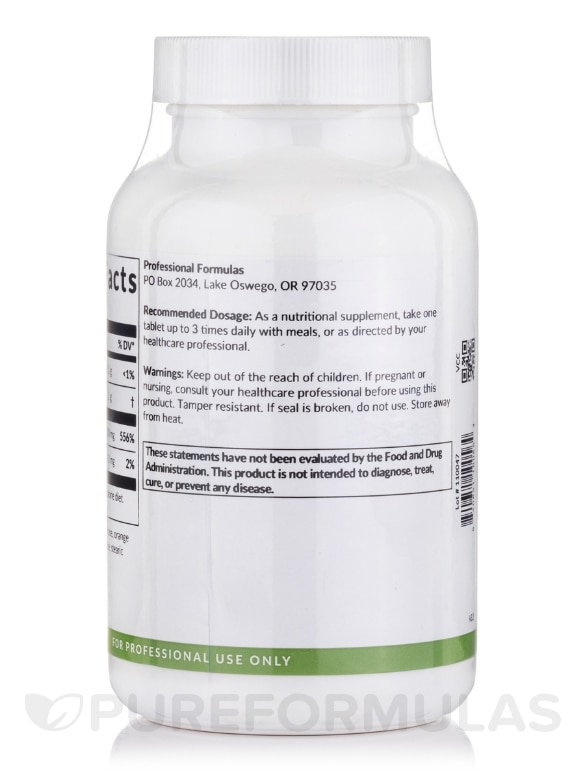 Vitamin C Chewable - 90 Tablets - Alternate View 2