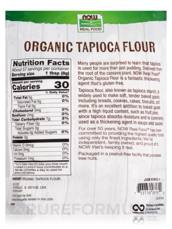 LivingNow™ Tapioca Flour - 16 oz (454 Grams) - Alternate View 2