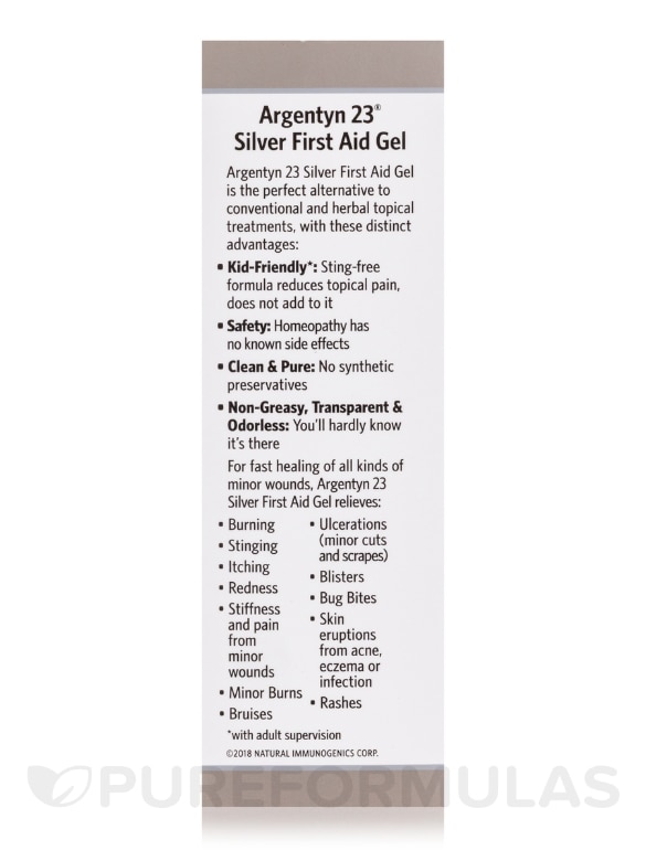 Professional Silver First Aid Gel - Topical Healing - 2 fl. oz (59 ml) - Alternate View 5