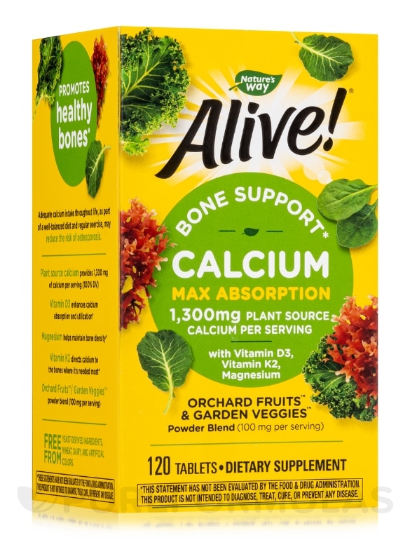 Alive!® Calcium - 120 Tablets