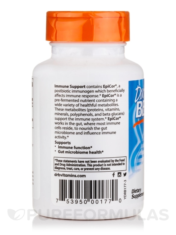 EpiCor® 500 mg - 60 Veggie Capsules - Alternate View 2