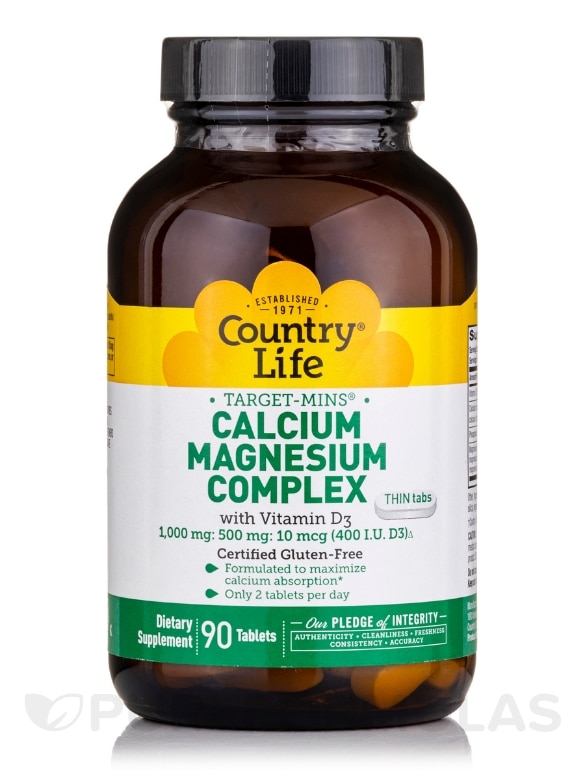 Target-Mins Calcium Magnesium Complex + D3 - 90 Tablets