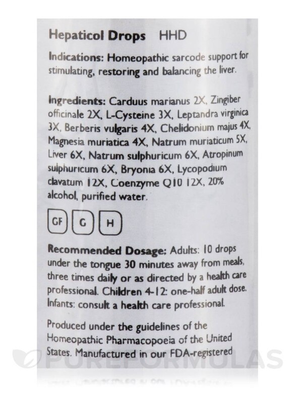 Hepaticol Drops - 2 fl. oz (59 ml) - Alternate View 4