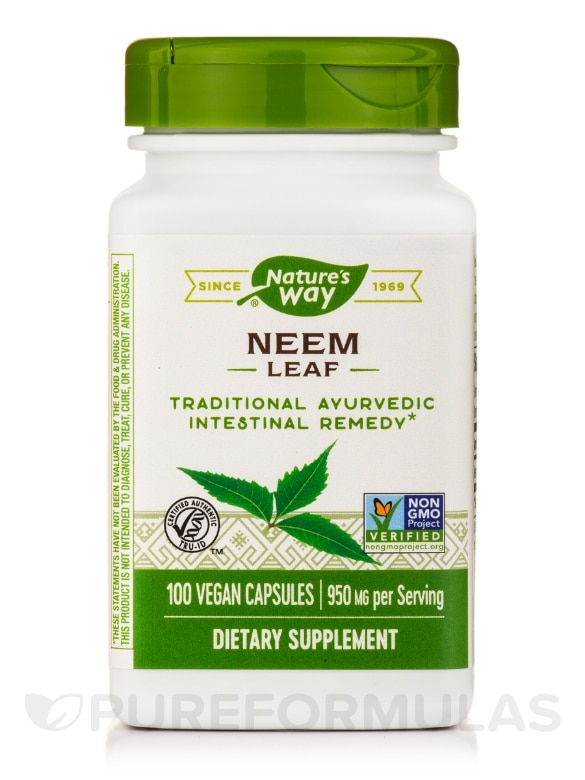 Neem Leaf - 100 Vegan Capsules