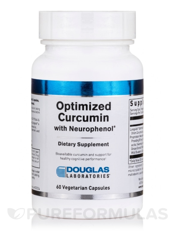 Optimized Curcumin with Neurophenol™ - 60 Vegetarian Capsules