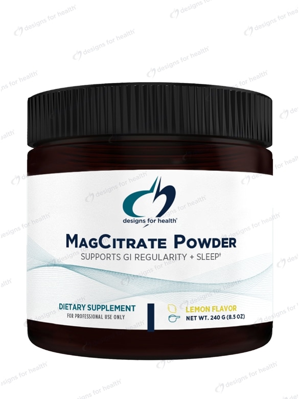 MagCitrate Powder, Lemon Flavor - 8.5 oz (240 Grams)