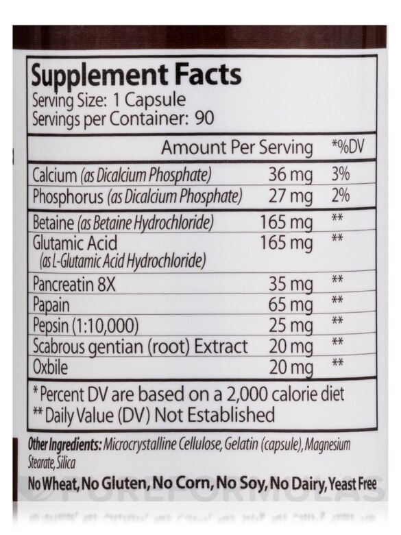 Primary Digest - 90 Tablets - Alternate View 3
