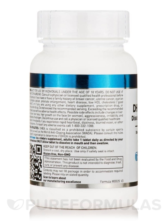 DHEA 5 mg (Dissolvable) - 100 Tablets - Alternate View 4