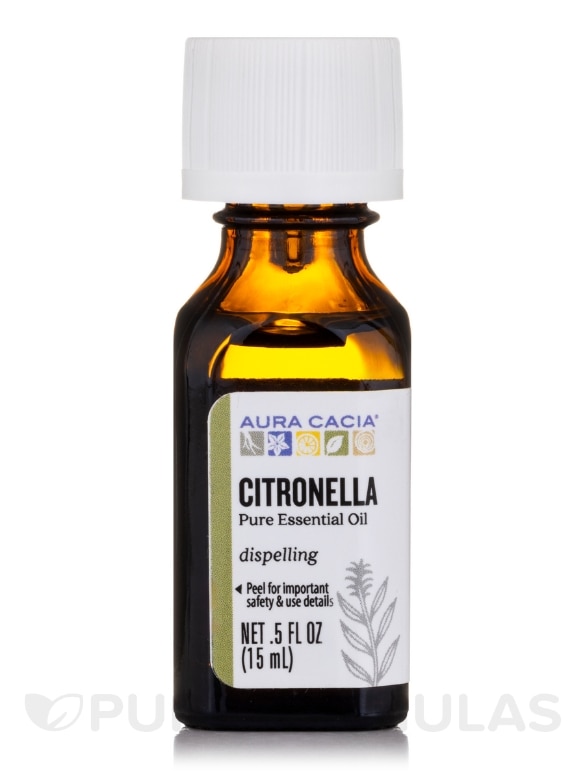 Citronella Java Essential Oil (Cymbopogon winterianus) - 0.5 fl. oz (15 ml)