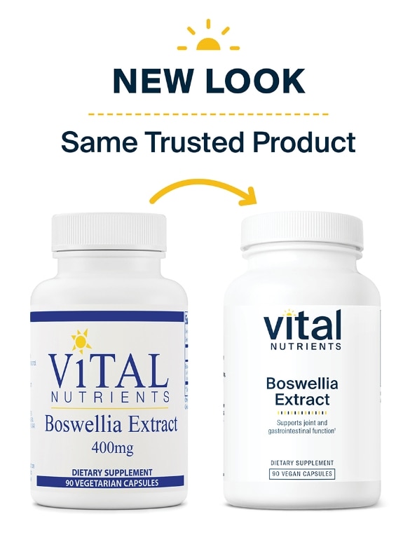 Boswellia Extract 400 mg - 90 Vegetarian Capsules - Alternate View 1