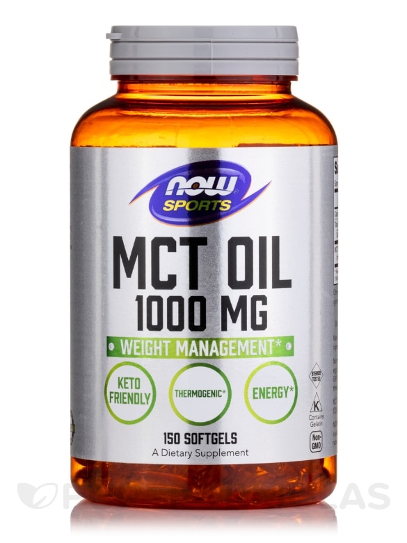 NOW® Sports - MCT Oil 1000 mg - 150 Softgels