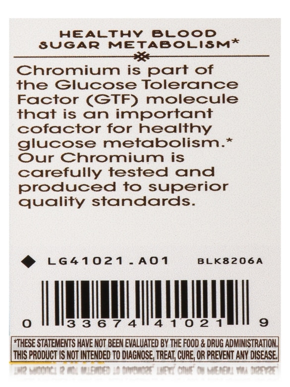 GTF Chromium - 100 Vegan Capsules - Alternate View 6