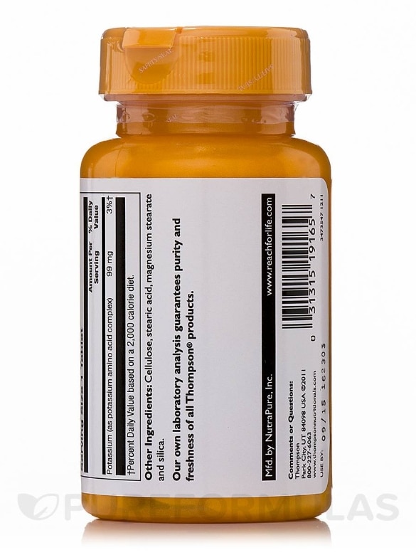 Potassium 99 mg - 90 Tablets - Alternate View 2