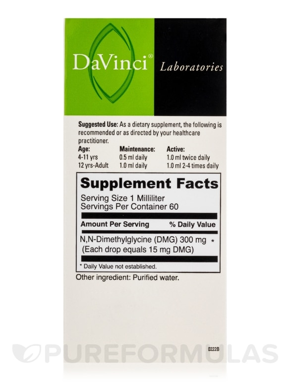 Gluconic® DMG Liquid 300 mg - 2 fl. oz (60 ml) - Alternate View 5