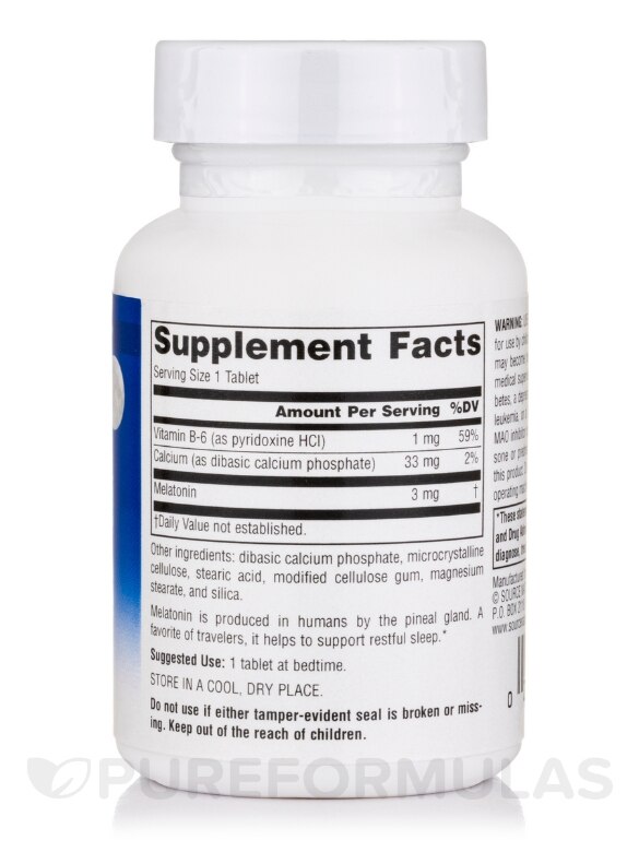 Sleep Science® Melatonin 3 mg - 120 Tablets - Alternate View 1