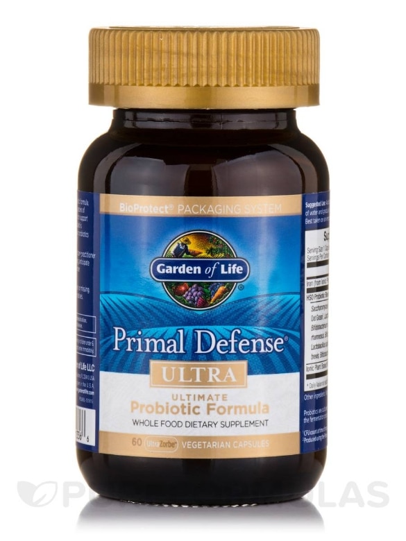 Primal Defense® ULTRA Probiotic Formula - 60 Vegetarian Capsules - Alternate View 6