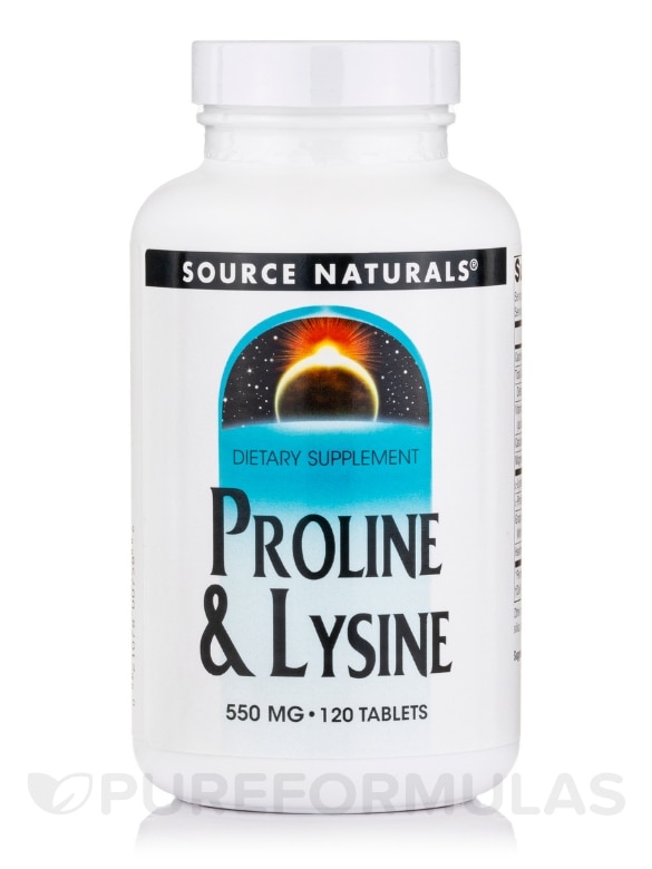 L-Proline L-Lysine 275 mg - 120 Tablets