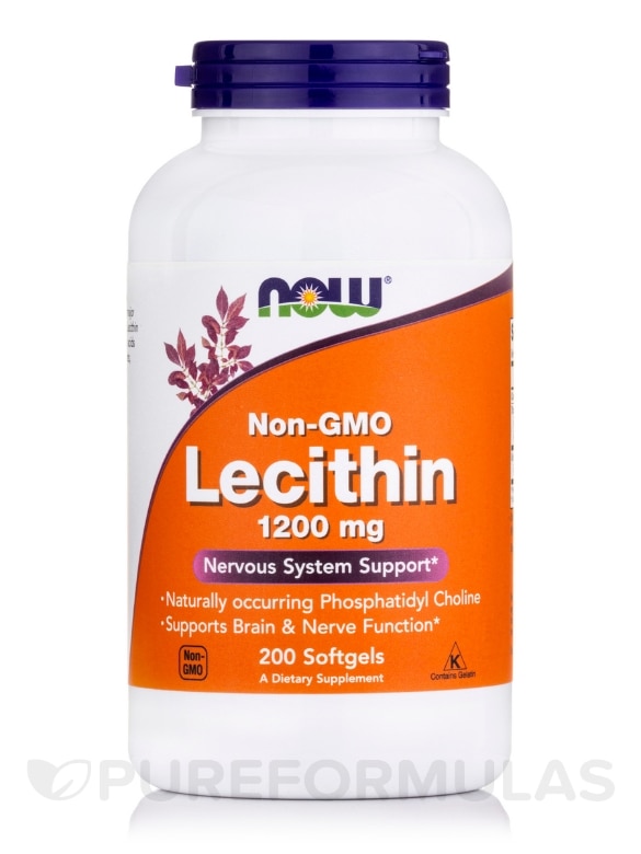 Lecithin (Non-GMO) 1200 mg - 200 Softgels