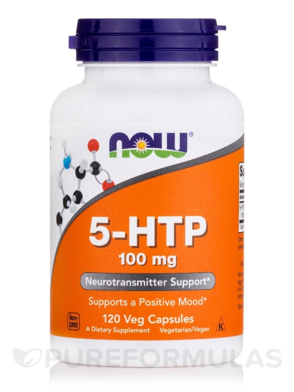 5-HTP 100 mg - 120 Vegetarian Capsules