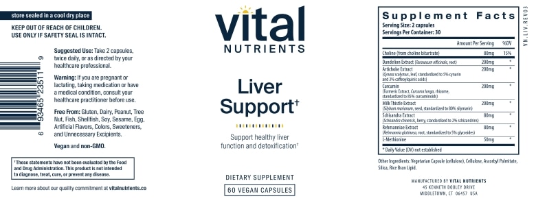 Liver Support - 60 Capsules - Alternate View 4