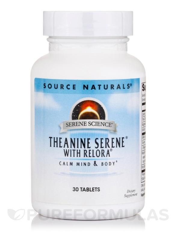 Serene Science® Theanine Serene™ with Relora® - 30 Tablets