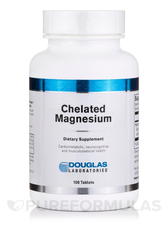 Chelated Magnesium - 100 Tablets