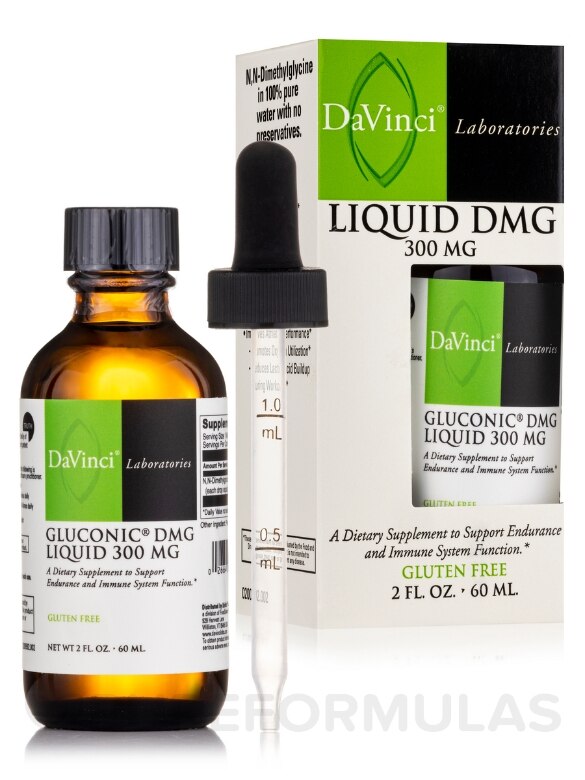 Gluconic® DMG Liquid 300 mg - 2 fl. oz (60 ml) - Alternate View 1