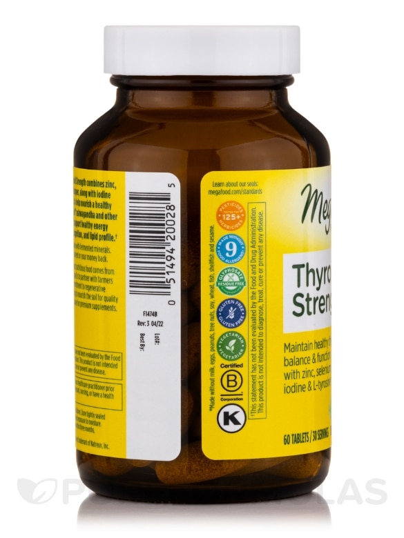 Thyroid Strength® - 60 Tablets - Alternate View 3