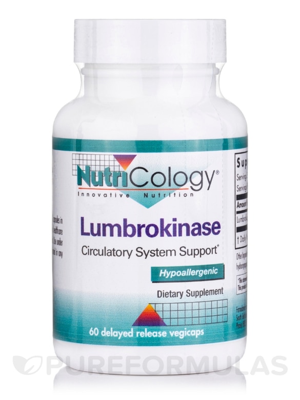 Lumbrokinase - 60 Enteric Coated Capsules