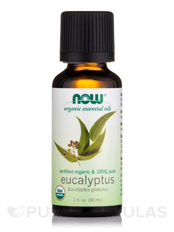 NOW® Organic Essential Oils - Eucalyptus Oil - 1 fl. oz (30 ml)