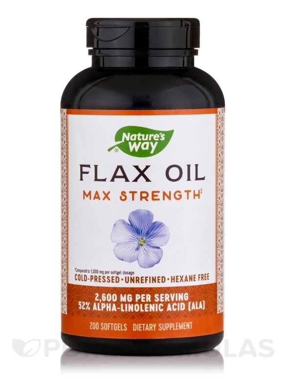 Flax Oil 1300 mg - 200 Softgels