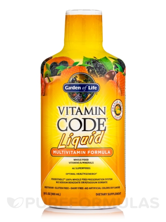 Vitamin Code® - Liquid Multi Orange Mango - 30 fl. oz (900 ml)