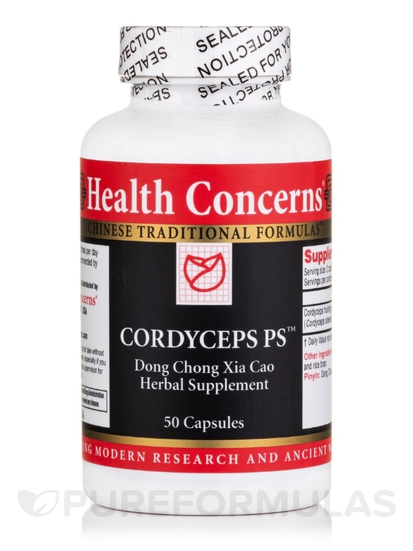 Cordyceps PS™ (Dong Chong Xia Cao Herbal Supplement) - 50 Capsules