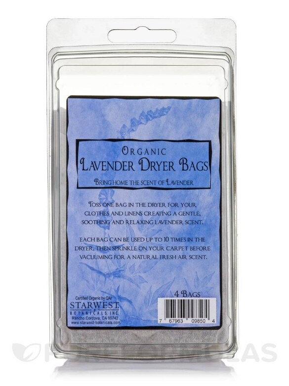 Organic Lavender Dryer Bags - 4 Bags