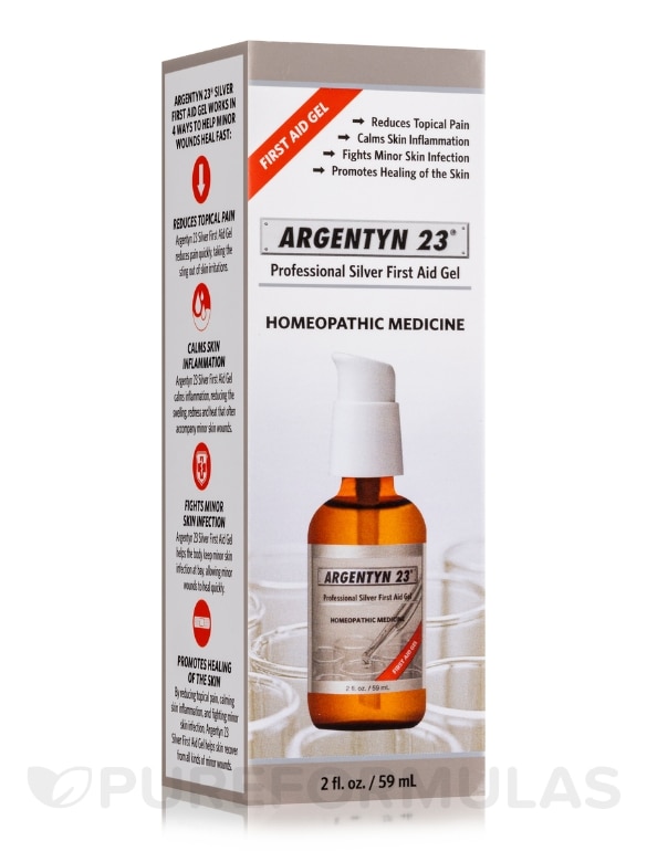 Professional Silver First Aid Gel - Topical Healing - 2 fl. oz (59 ml)