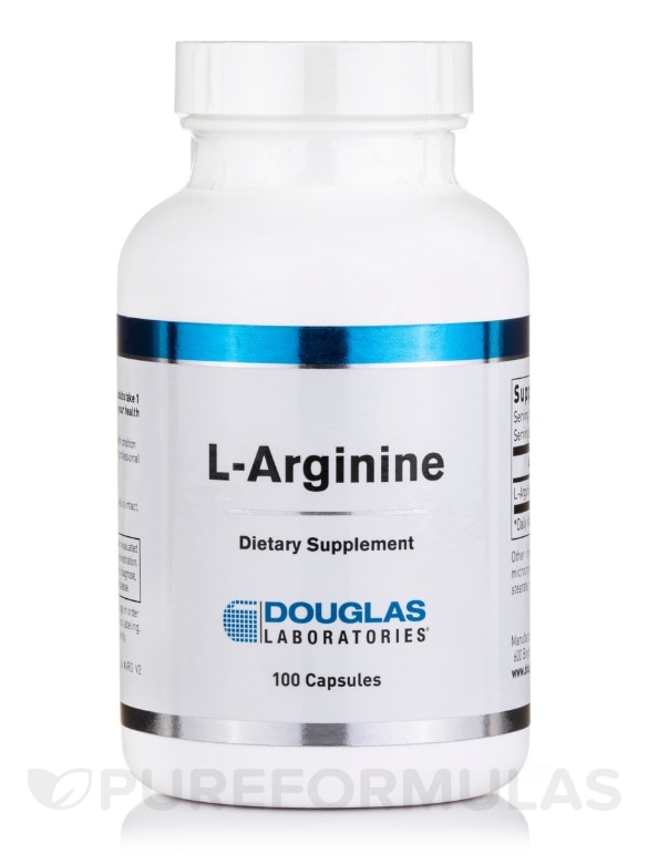 L-Arginine - 100 Vegetarian Capsules