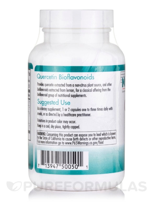 Quercetin Bioflavonoids - 100 Vegetarian Capsules - Alternate View 2