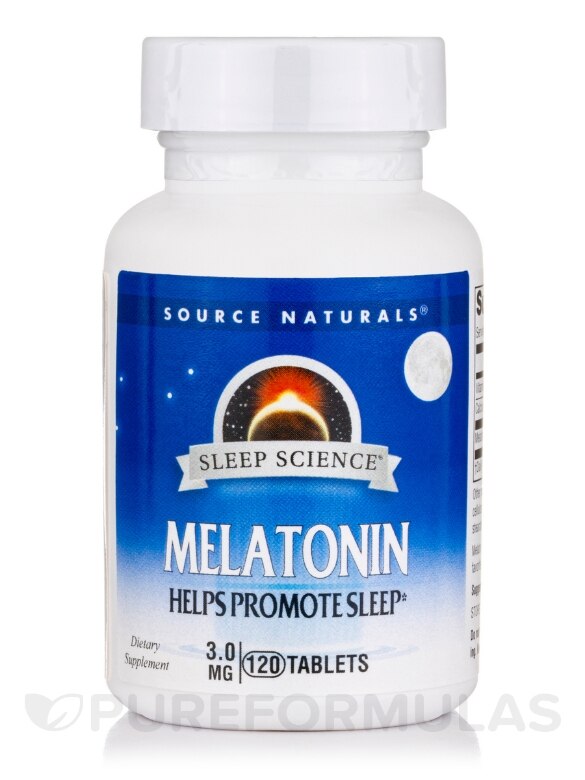 Sleep Science® Melatonin 3 mg - 120 Tablets