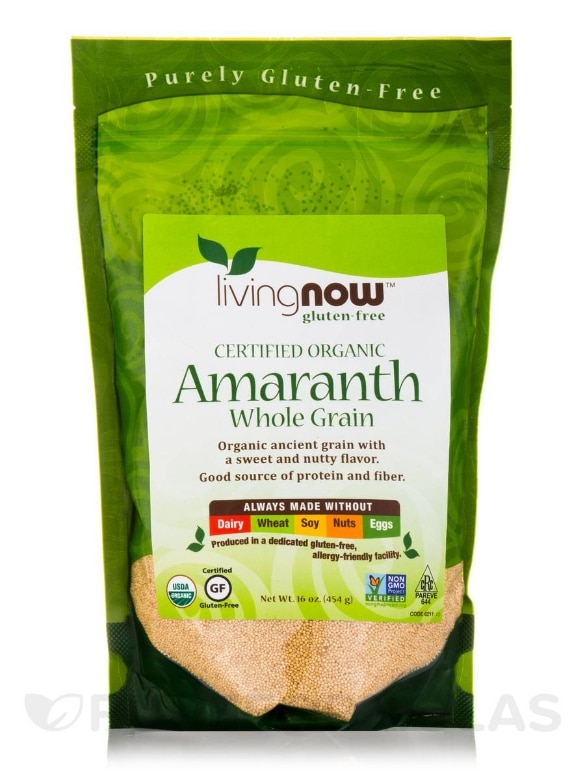 LivingNow™ Amaranth Grain (Organic) - 16 oz (454 Grams)