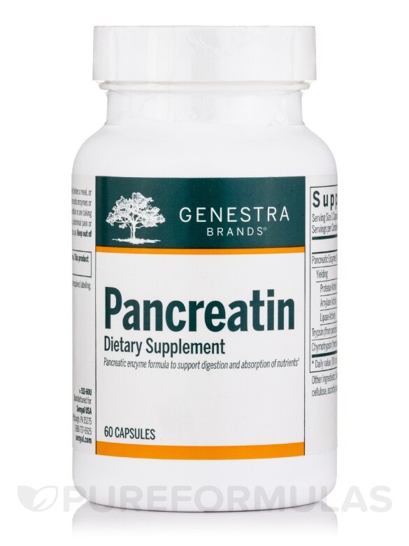 Pancreatin - 60 Capsules