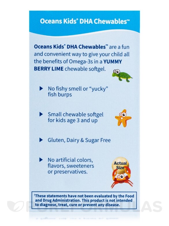 Oceans 3™ - Oceans Kids™ - 120 Chewable Softgels - Alternate View 6