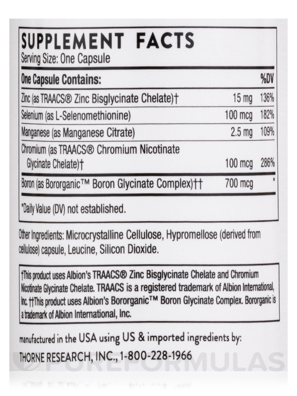 Trace Minerals - 90 Capsules - Alternate View 4