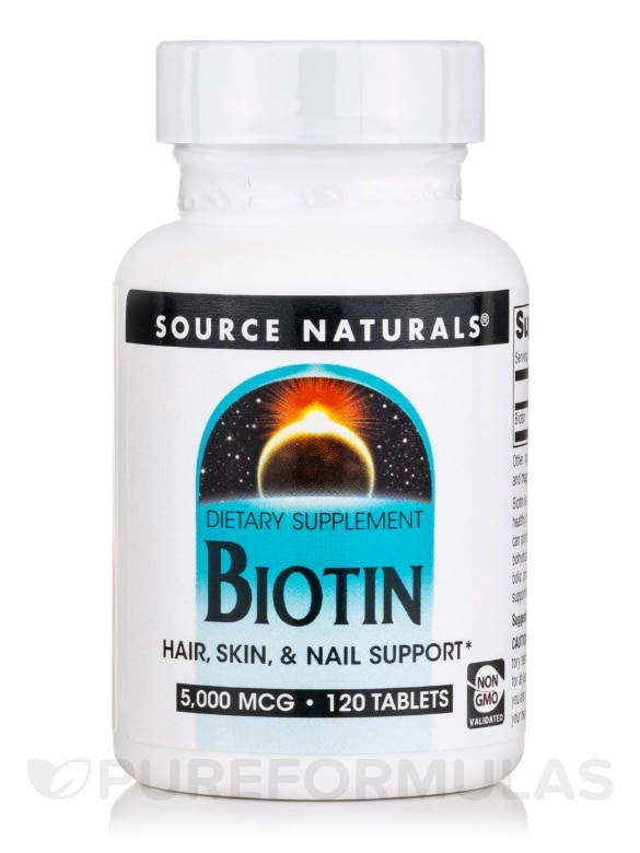 Biotin 5 mg - 120 Tablets