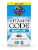 Vitamin Code® - Raw One for Men Multivitamin - 75 Vegetarian Capsules - Alternate View 3