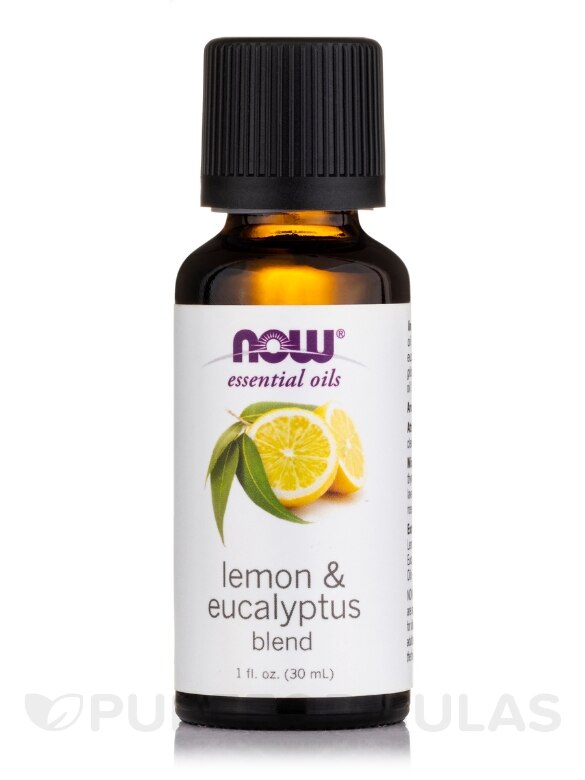 NOW® Essential Oils - Lemon & Eucalyptus Oil Blend - 1 fl. oz (30 ml)